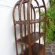 Rattan canning shelf