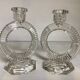 Pair of Libochovice candlesticks 1934 art deco