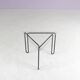 1980s wire metal side table from the Netherlands
