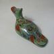 Ancient glazed terracotta mexico bird folk art vintage