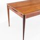 Scandinavian style teak table with two extensions. Vintage. France, 1960s