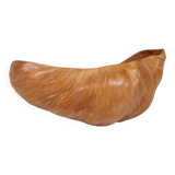 Set of 3 bowls in organic burl wood from Swedish folk art, circa 1960-1970.