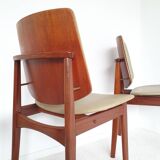 Ensemble de 5 chaises à manger Arne Hovmand Olsen