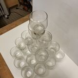 Set of 24 lever glasses
