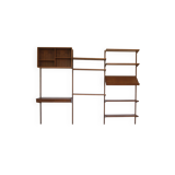 Mid-Century Shelves & Wall Units & Desk by Kai Kristiansen for FM Mobler, 1