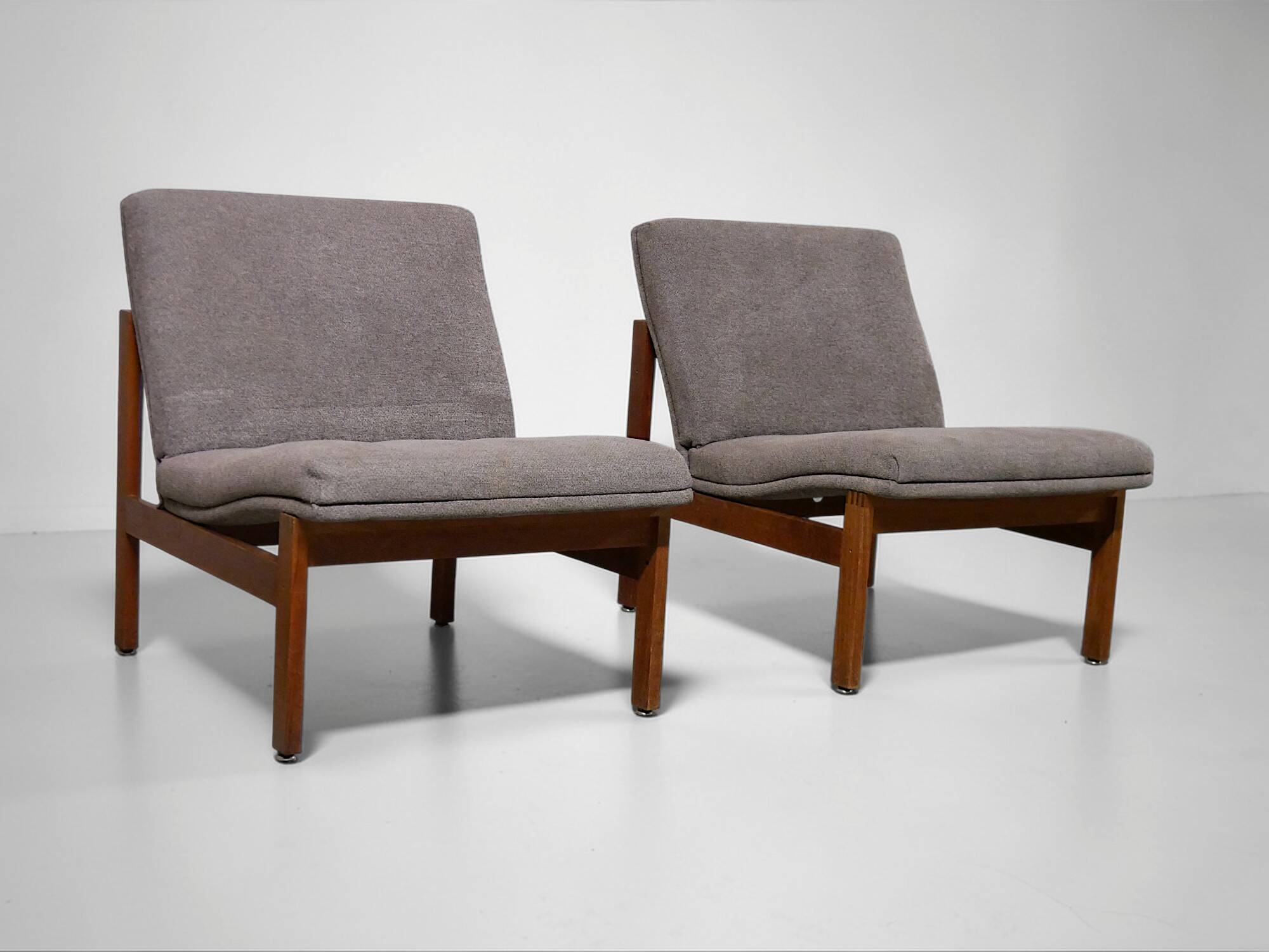 Pair of teak armchairs by France & Son - vintage 1960.