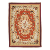 Handmade European Vintage Aubusson Kilim 304 cm x 424 cm