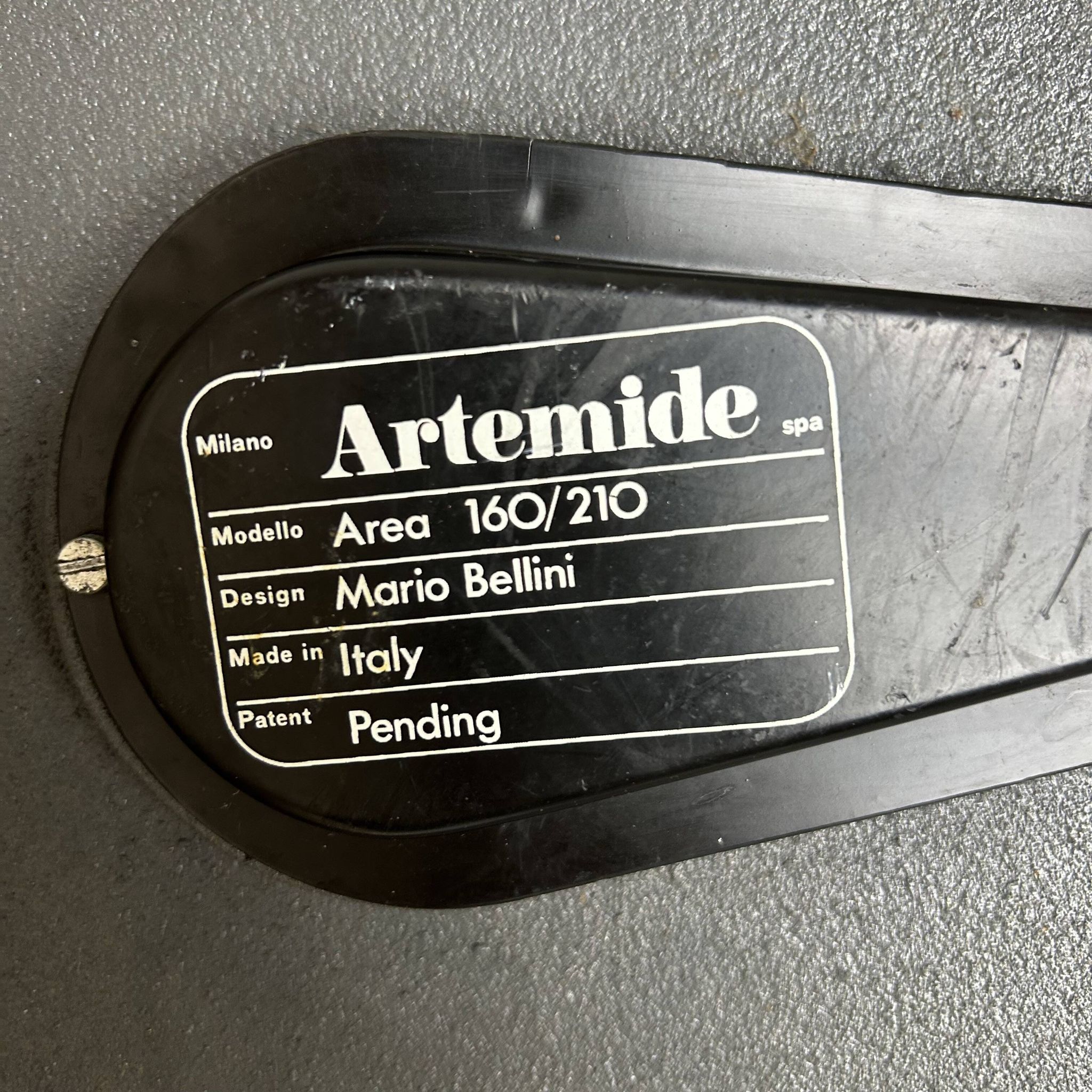 Lampadaire Area 160 par Mario Bellini pour Artemide, 1960s