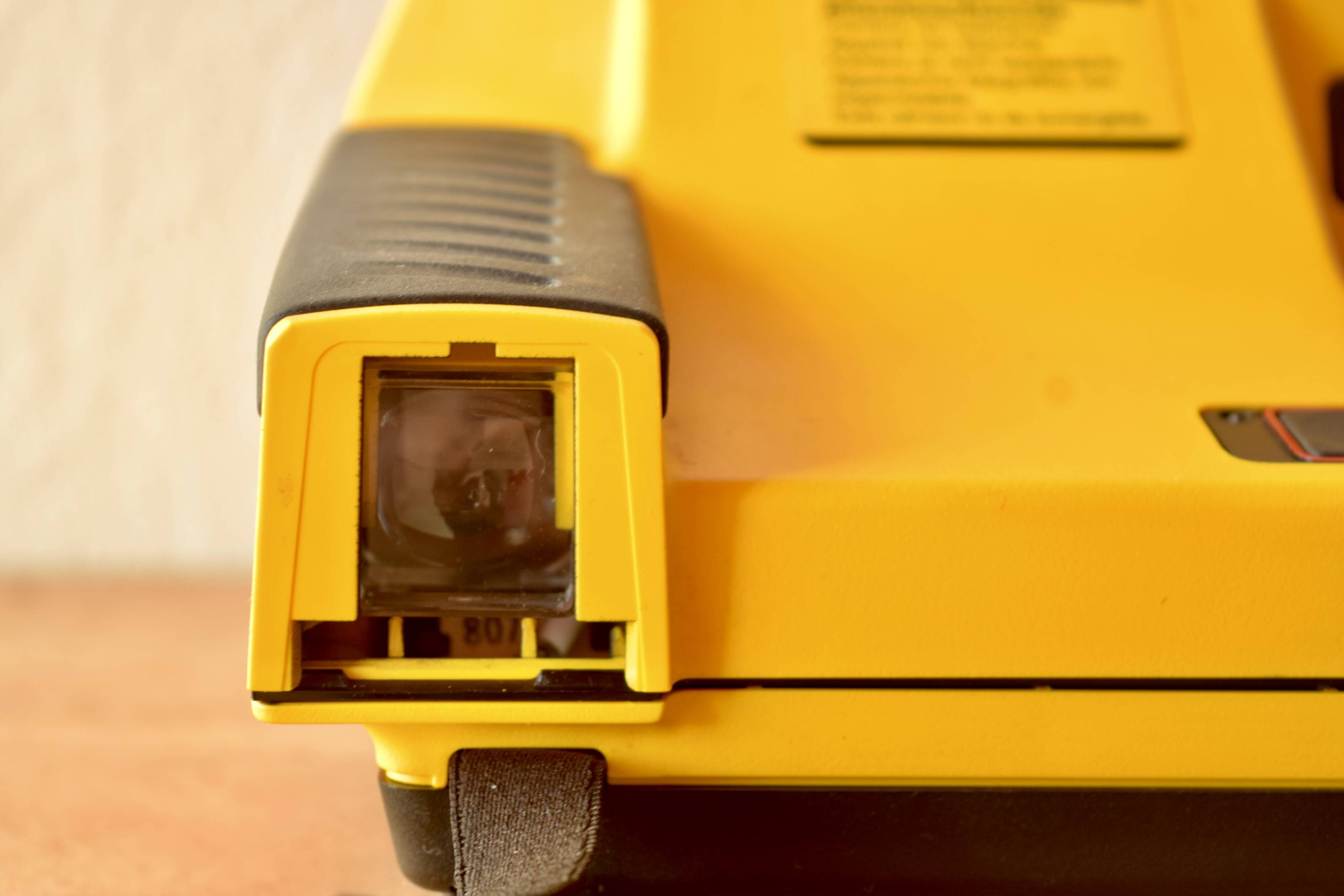 Polaroid Impulse - vintage yellow instant camera