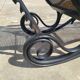 Thonet canngage lounge chair and bent beech wood circa 1900