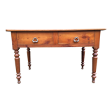 Louis Philippe style farmhouse table in solid cherrywood