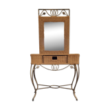 Rattan dressing table