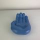 Blue ceramic hand dish, vintage