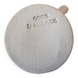 Pichet et 8 chopes signées Anne Ehret en grès d'Alsace