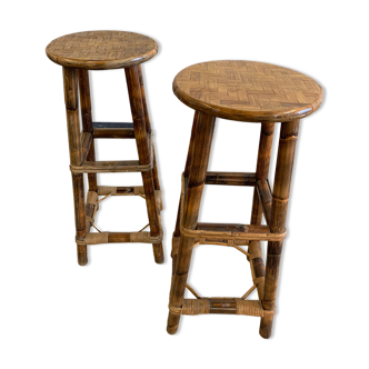 Rattan stools