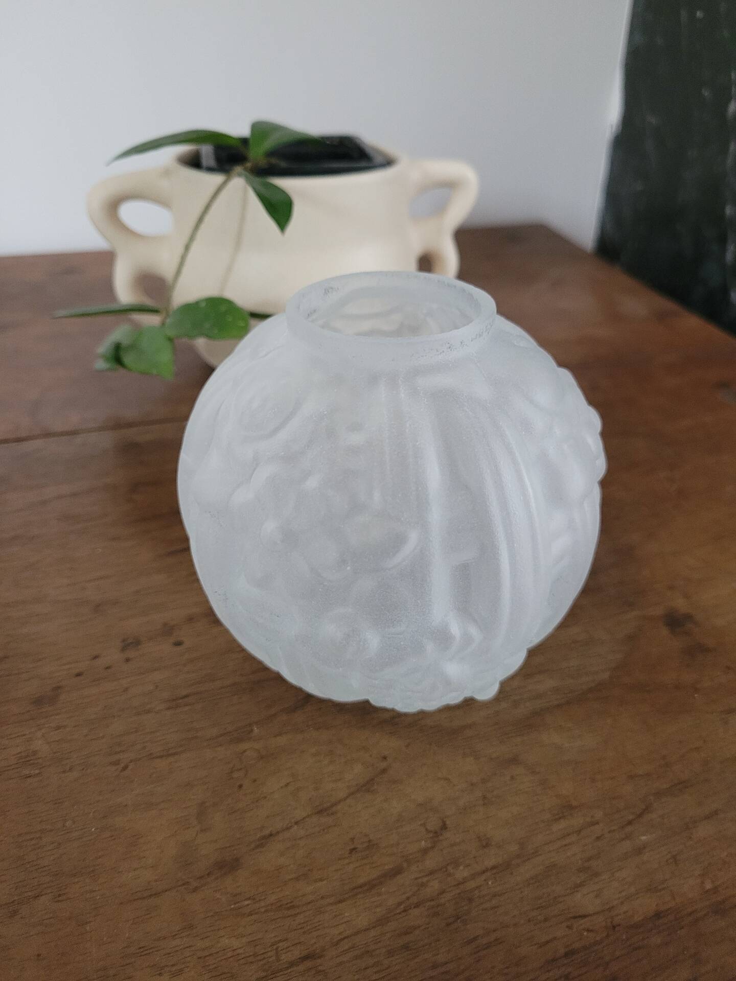 Petit vase boule art déco n°3