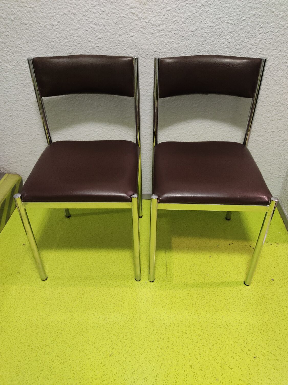 Vintage Collomb chairs 1970