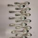 12 small silver-plated spoons