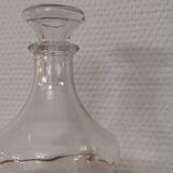 Complete Arques crystal liqueur service, carafe and glasses
