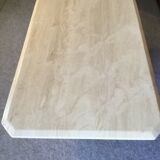 Travertine coffee table
