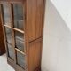 Pair of display cabinets in solid cherry wood from the 19th century.