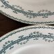 Flat plates in ironstone Gien model Austerlitz