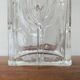 Mid-century Scandinavian glass vase with floral pattern, 1960s.