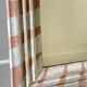 Antique hand-painted wooden mirror