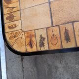 Coffee table signed Roger Capron model Garrigue