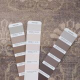 Vintage midcentury karapinar floral brown wool rug