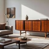 Sideboard chest of drawers from the 1960s, Denmark. After renovation.