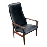 Vintage Norweigan Rosewood Highback Chair