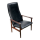Vintage Norweigan Rosewood Highback Chair