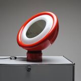 Orange resin mirror, elio martinelli, 1970s