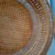 Woven rattan fruit basket