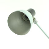 Industrial gray metal desk lamp, Czechoslovakia 1960