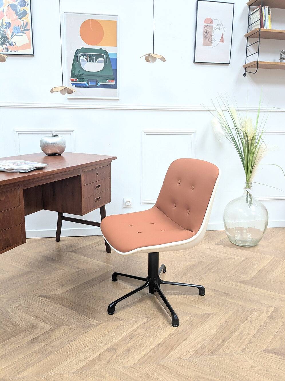 Chaise ou fauteuil de bureau vintage Comforto