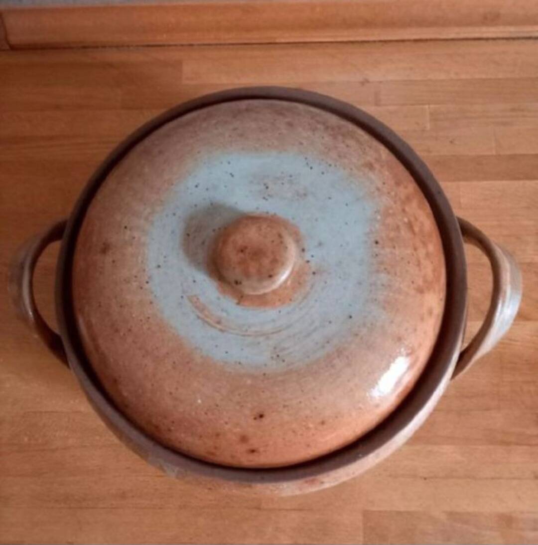Stoneware soup tureen
