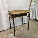School desk 1950 one place adult size with locker