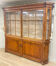 Dutch antique glass-fronted cabinet.