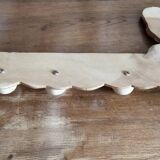 Wooden clown coat rack