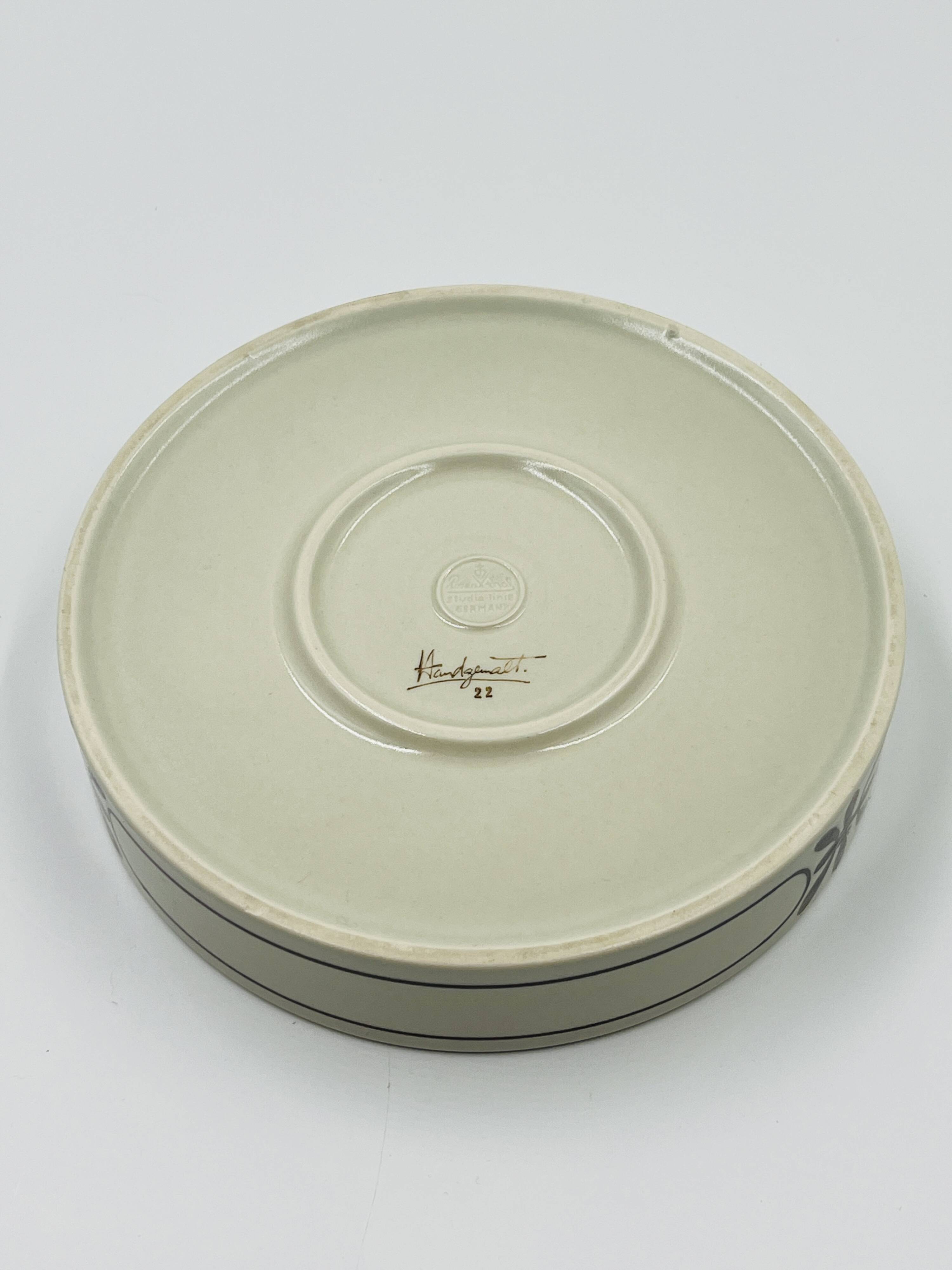 Service plate Rosenthal studio-line "Siena" by Richard Scharrer 1970