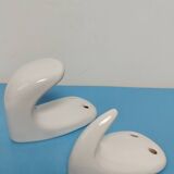 Set of 2 earthenware coat hooks