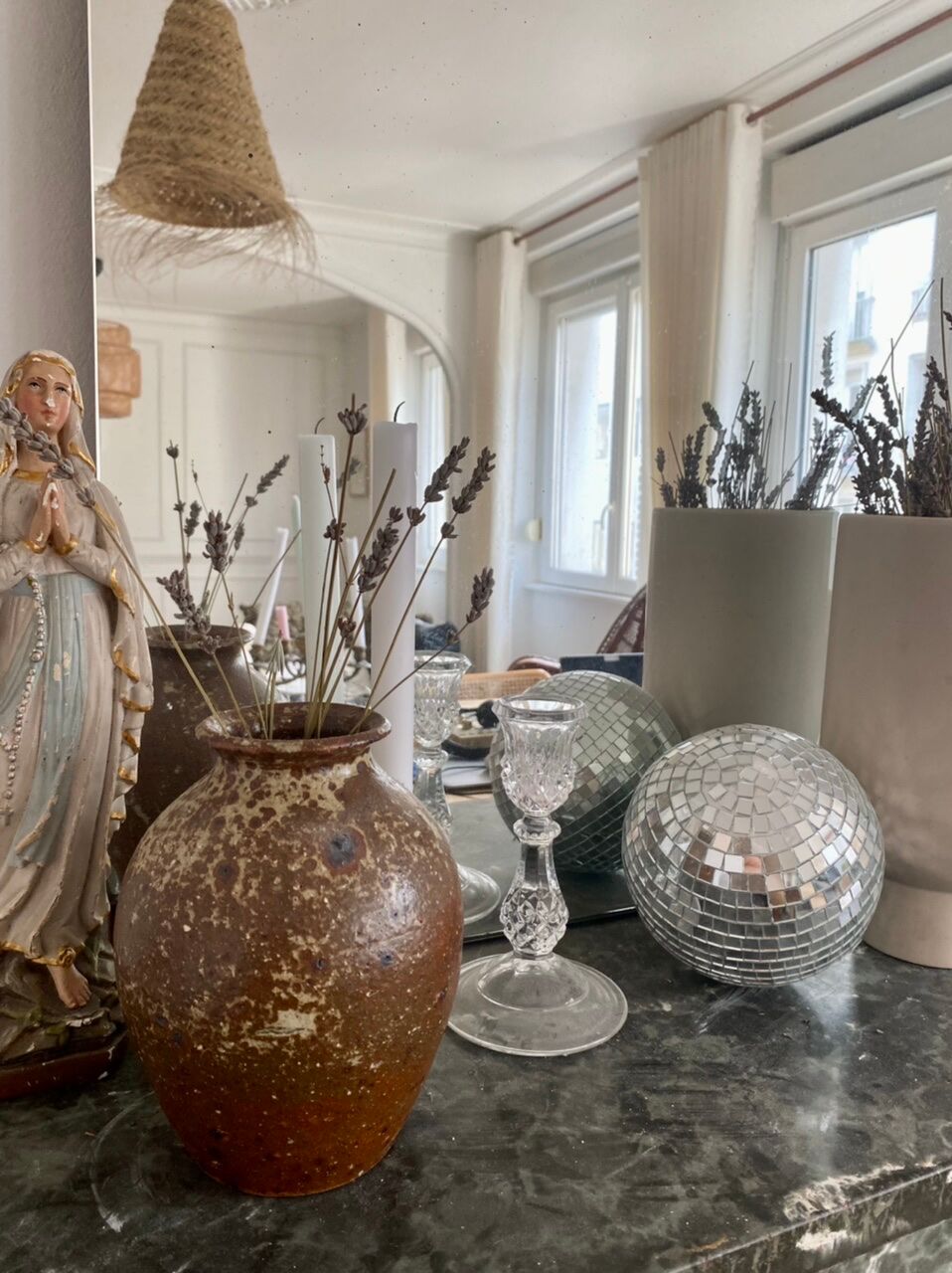 Ancient sandstone vase