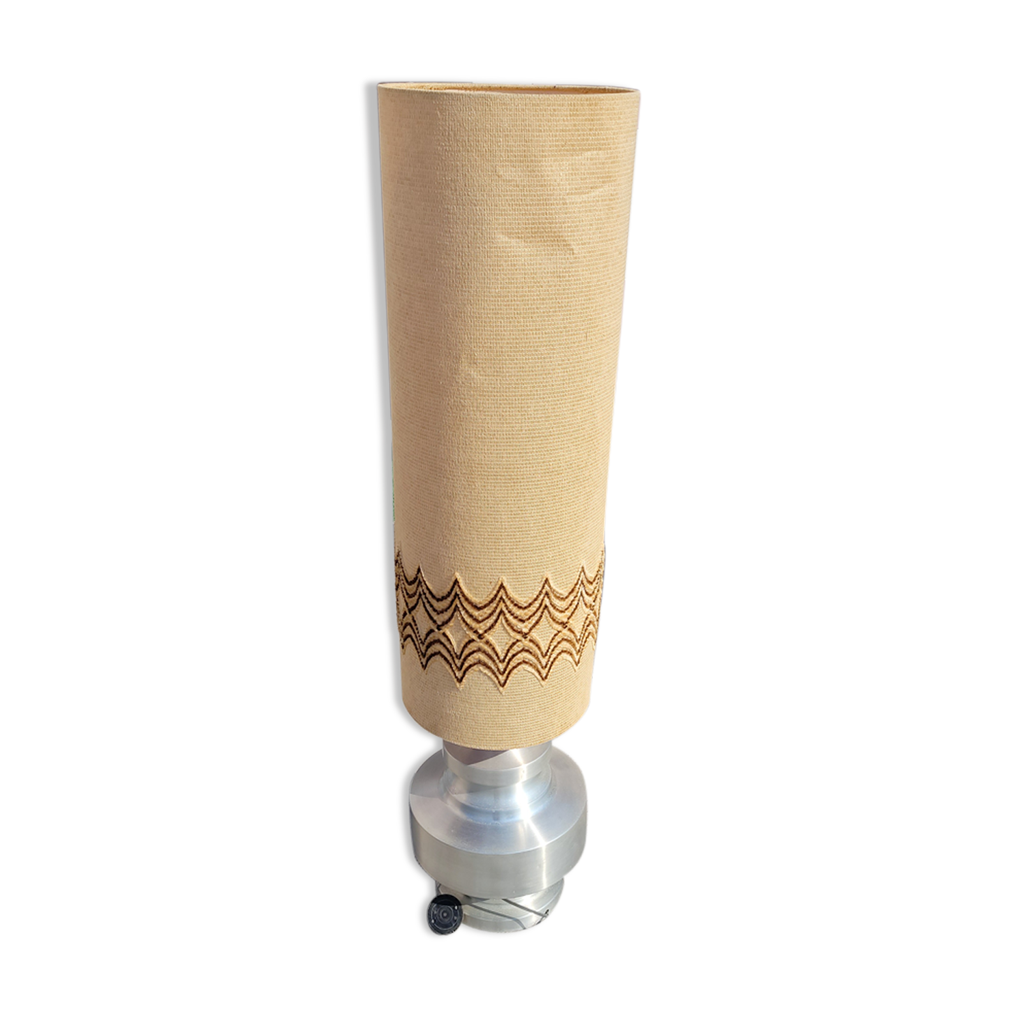 Vintage aluminum table lamp