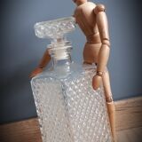 Carafe whiskey in chiselled glass