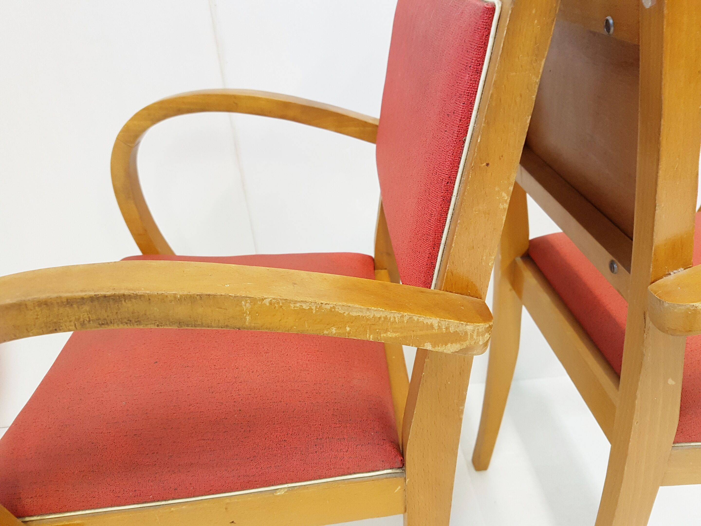 Paire de fauteuils bridge rockabilly 1950