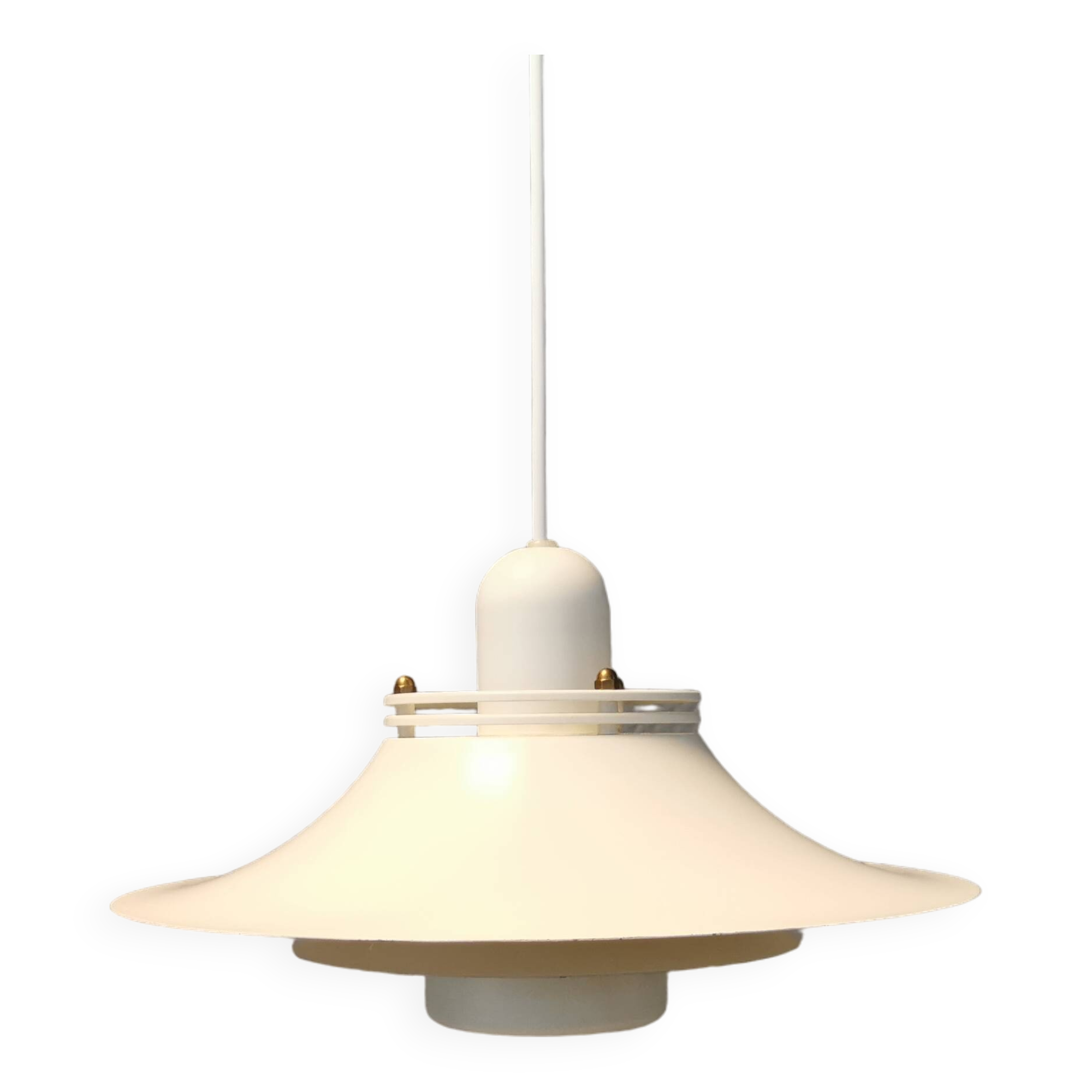 Nice medium-sized hanging lamp from Danish Form-Light 1980s.