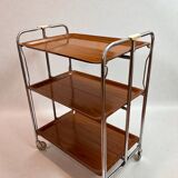 Rare Bremshey Gerlinol Dinett dessert trolley with 3 shelves - 1970