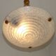 French Vintage Art Deco Style Hanging Ceiling Light – Clichy Glass Shade